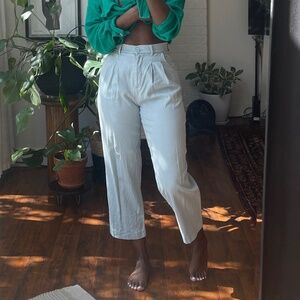 Oak and fort light denim trouser